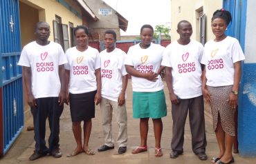 Volunteers promote health and education