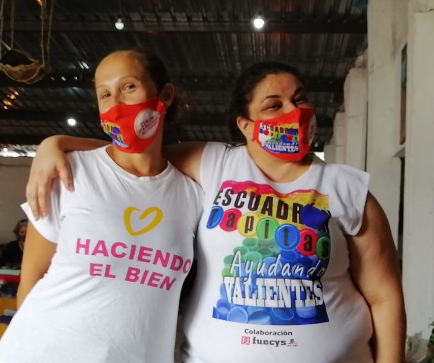 Good Deeds Day works closely with Escuadrón Tapitas