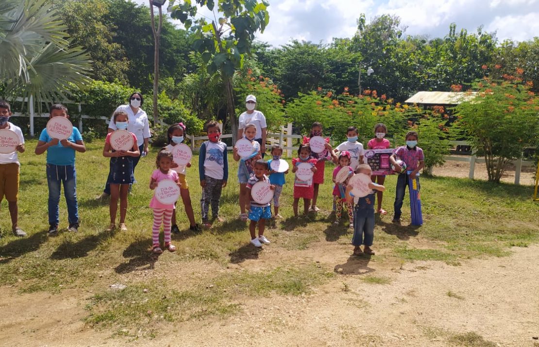 donation of toys to children from vulnerable communities