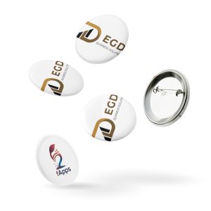 Set of pin buttons