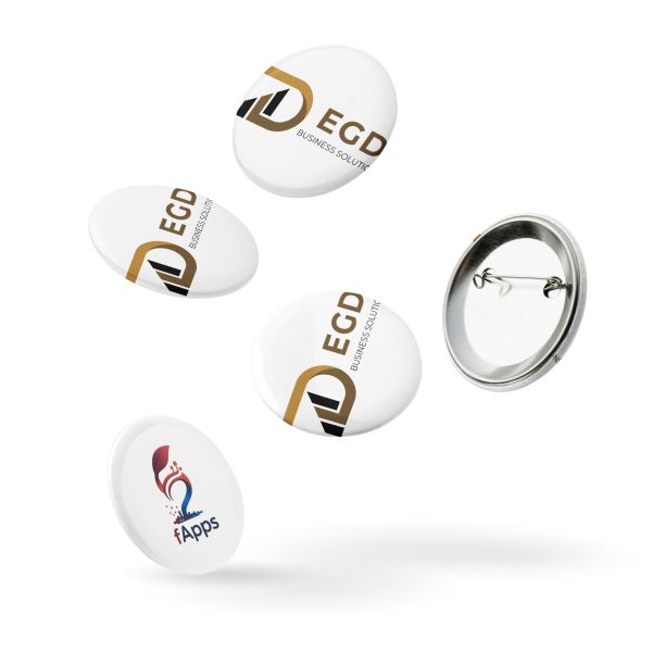 Set of pin buttons