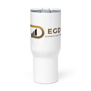 Travel mug with a handle
